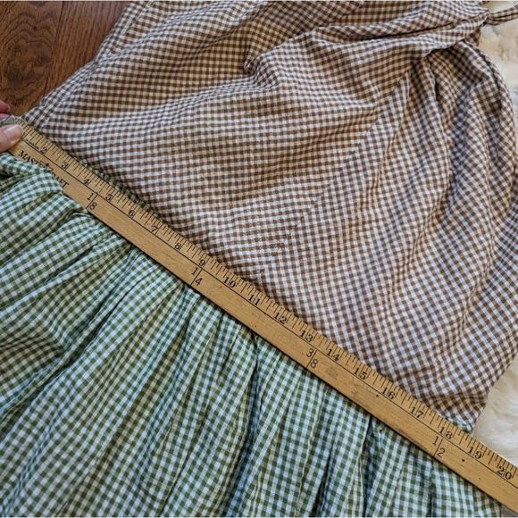 GAL MEETS GLAM Alma Two- Color Gingham Halter Neck Dress 20 - Picture 14 of 15